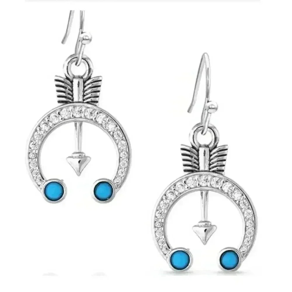 Montana Silversmiths Womens Creating Your Luck Blossom Earrings Silver Nwt Box 45$